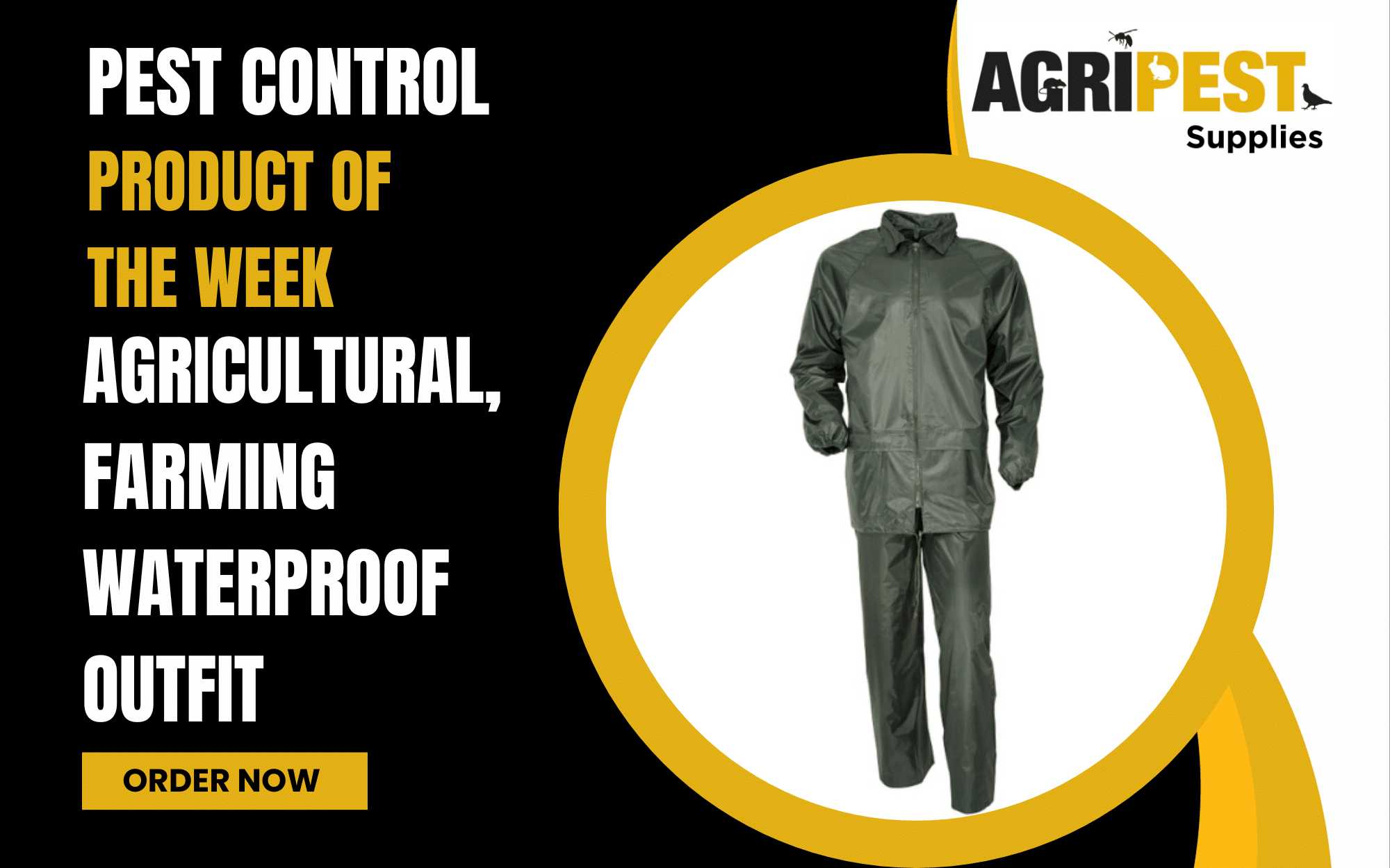 Product of the Week - Agricultural, Farming Waterproof Outfit - AgriPest